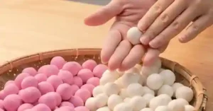 Tang Yuan Sweet Chinese Peanut Rice Balls Tang Yuan Sweet Chinese Peanut Rice Balls